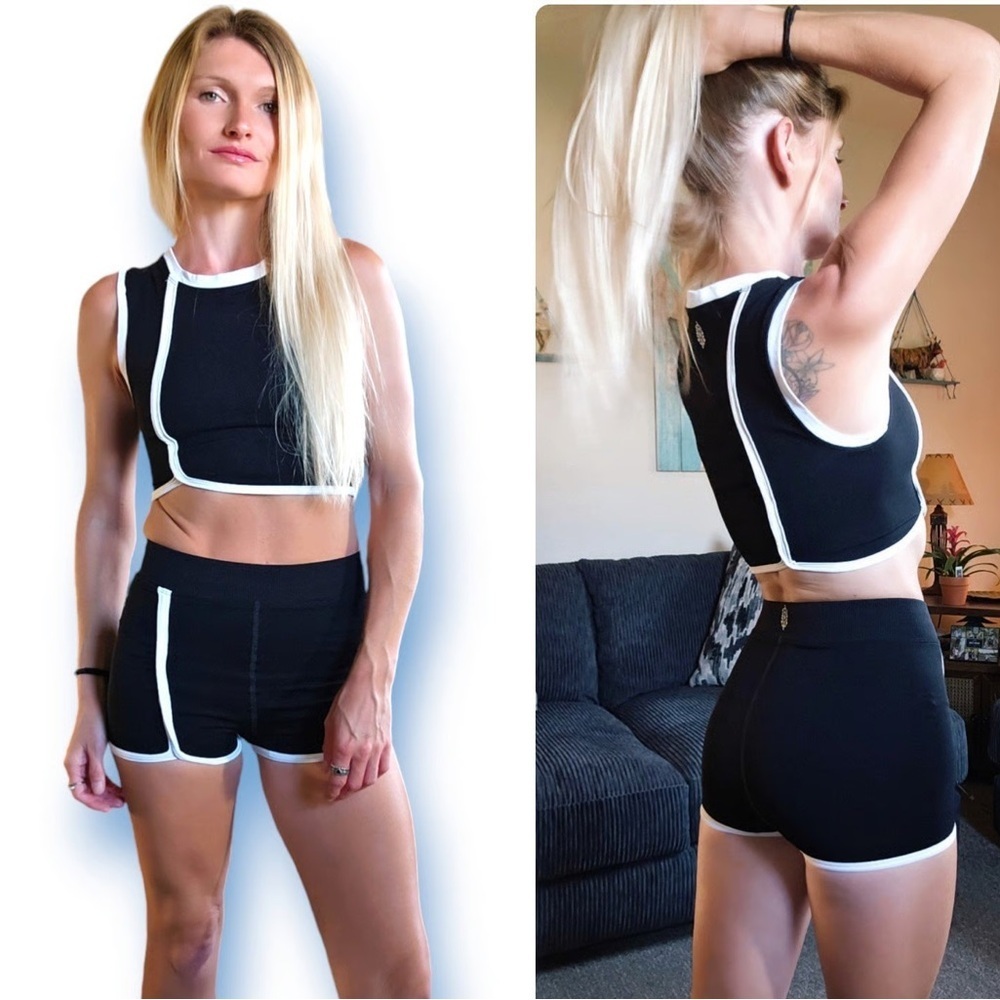 Free people Black Shorts seamless